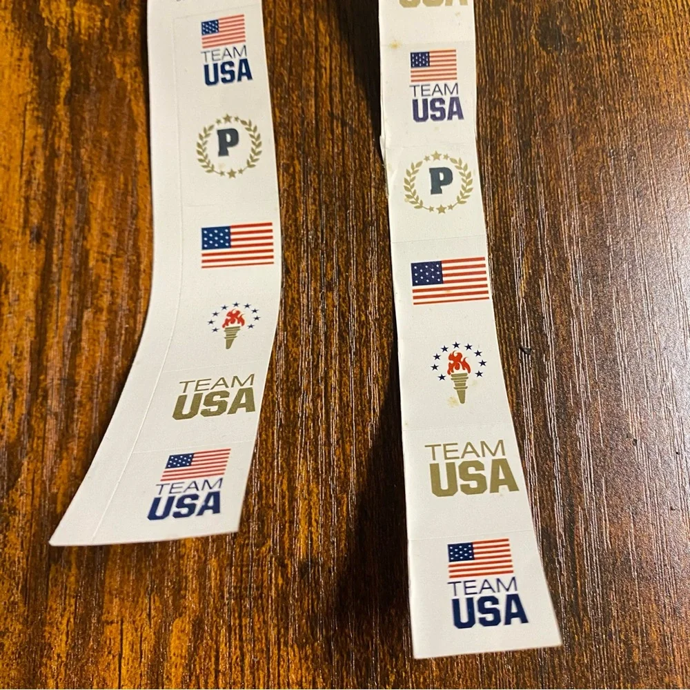 2008 Bookmark Lenticular Holographic USA Carly Patterson Michael Phelps Olympics